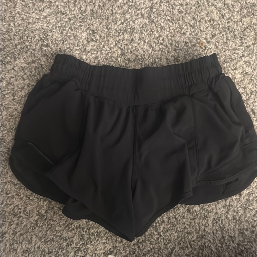 Women's Black Athletic Shorts